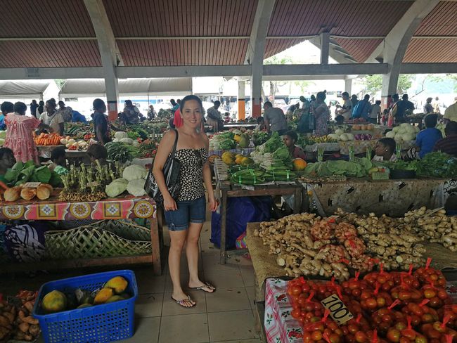Wir versorgen uns regelmässig in lokalen Früchte- und Gemüsemärkten