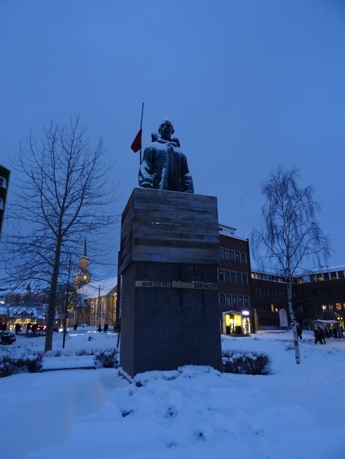 Roald Amundsen-Statue