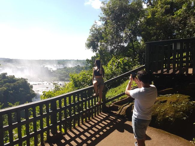 Iguazu Brazil: Instagram nerds are here too....