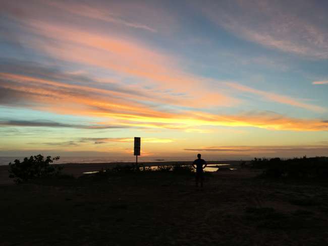 Sunset at Kekaha Beach