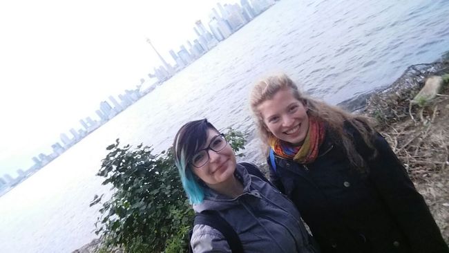 On Toronto Island with Miriam