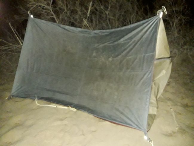 tent blown away