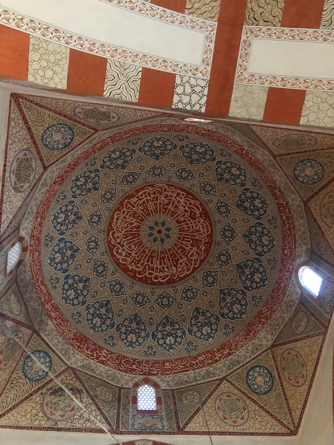 Ornaments in the old Eski Cami mosque