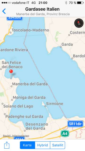 1° tappa Lago di Garda