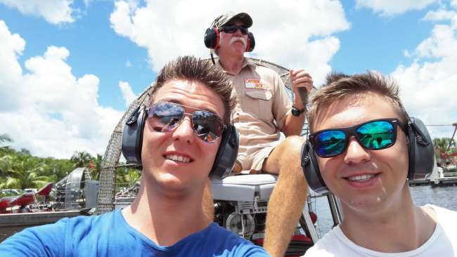 Airboat ride through the Everglades