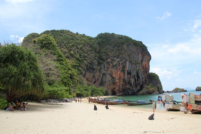 Tat Phra Nang Beach, white beach and turquoise water
