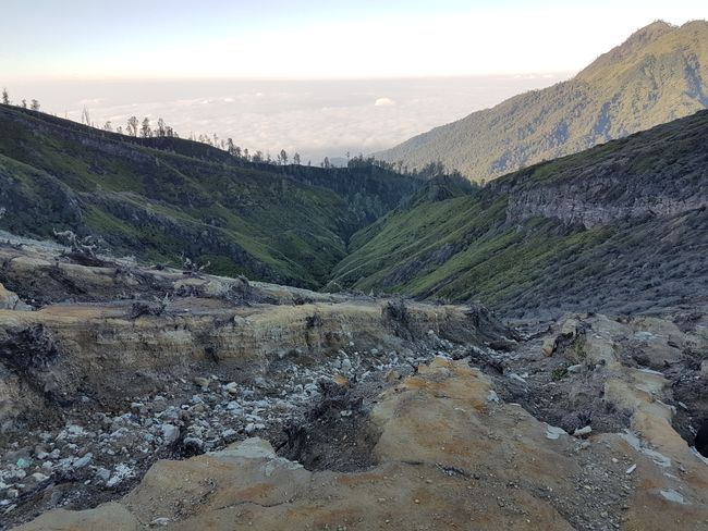 Mount Ijen, the other side