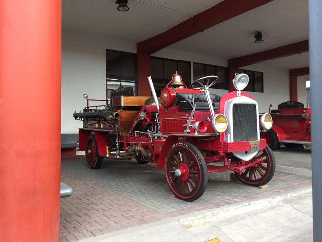 Ein Feuerwehrauto in Zentralamerika