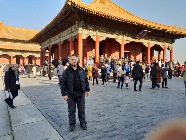 In the Forbidden City (imperial palaces)