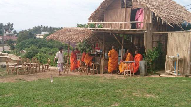 visit from monks