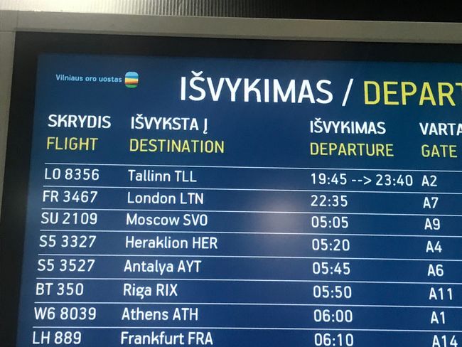 From Riga to Vilnius