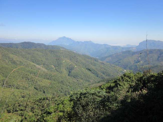 Schöne Bergwelt im Norden von Laos