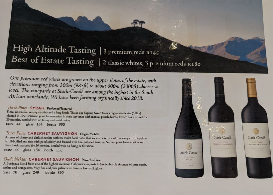 Weintasting's in Stellenbosch