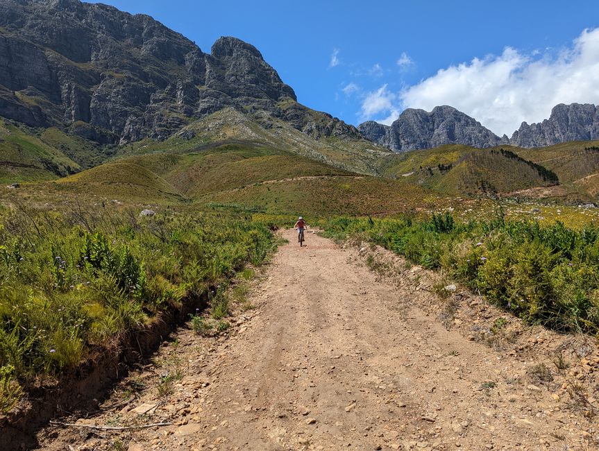 Biken im Jonkershoek Nature Reserve