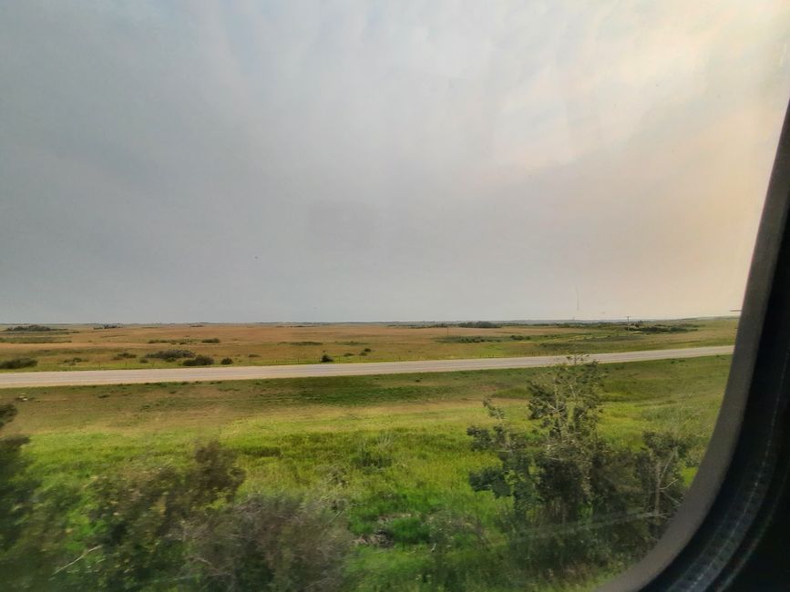 Back on/on the train! A road to Edmonton through the prairies