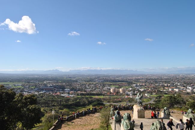 View of Cape Town from the Memorial