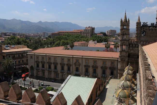 Above the roofs of Palermo