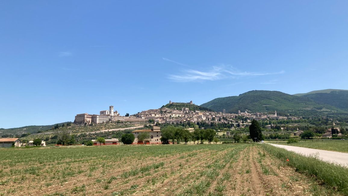 Die große Radltour Tag 30: Perugia und beim Franzl