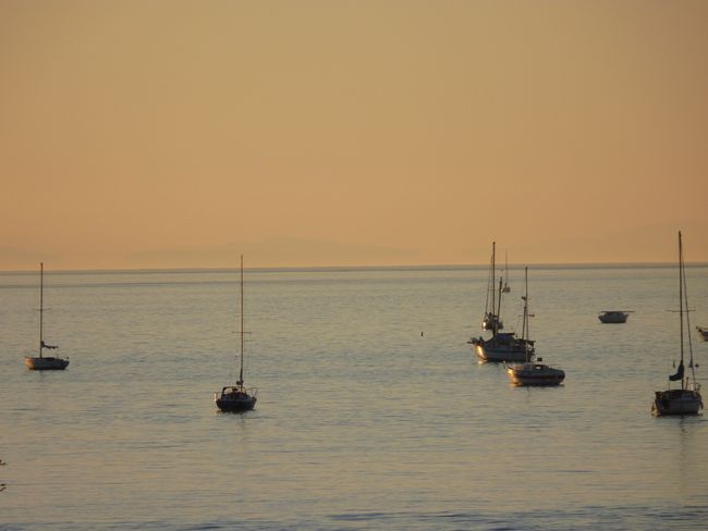 Spätsommersonnenuntergang