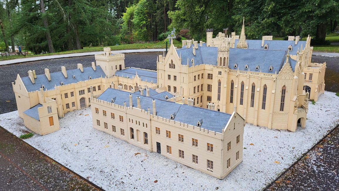 Modell Schloss Lednice