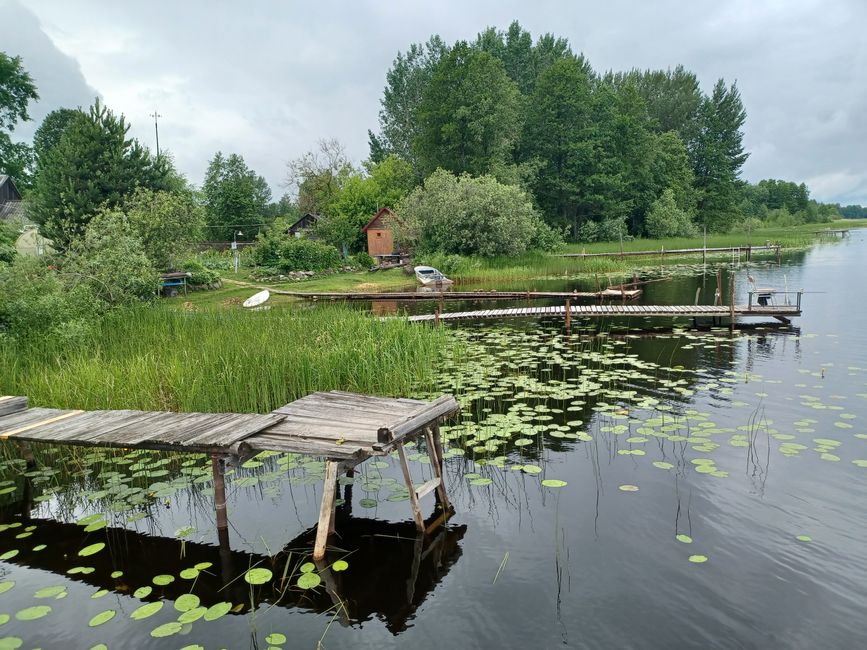 The beautiful lake of the fisherman