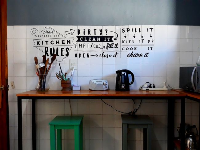Küche mit Kitchen Rules