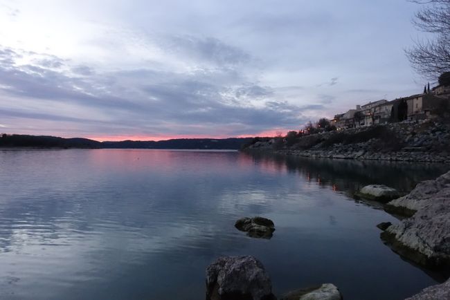 Sunset at Lac de Ste-Croix