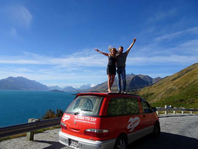 On the road to Glenorchy