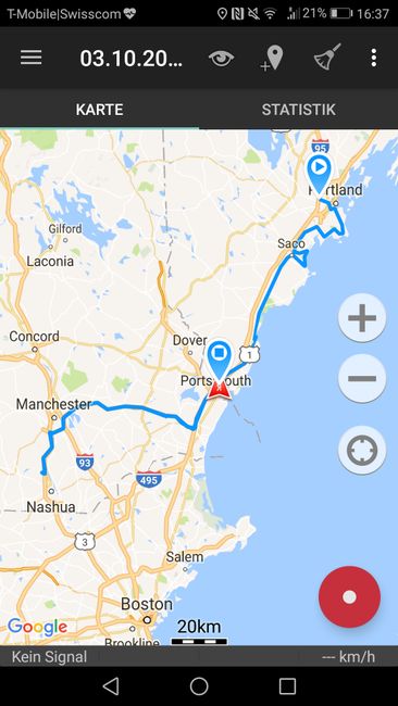Tag 6: Cape Elizabeth - Old Orchard Beach - Ogunquit - Merrimack Premium Outlets - Kittery Premium Outlets - Kittery