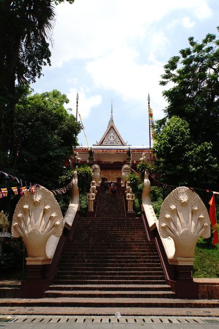 Treppenaufgang zum Wat Phnom
