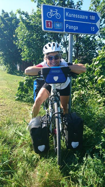 Randnotiz: Dominique und ihr Velo