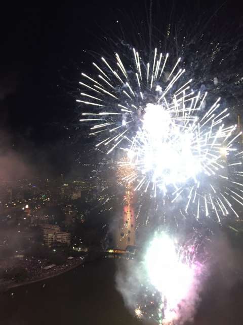 Brisbane Feuerwerk