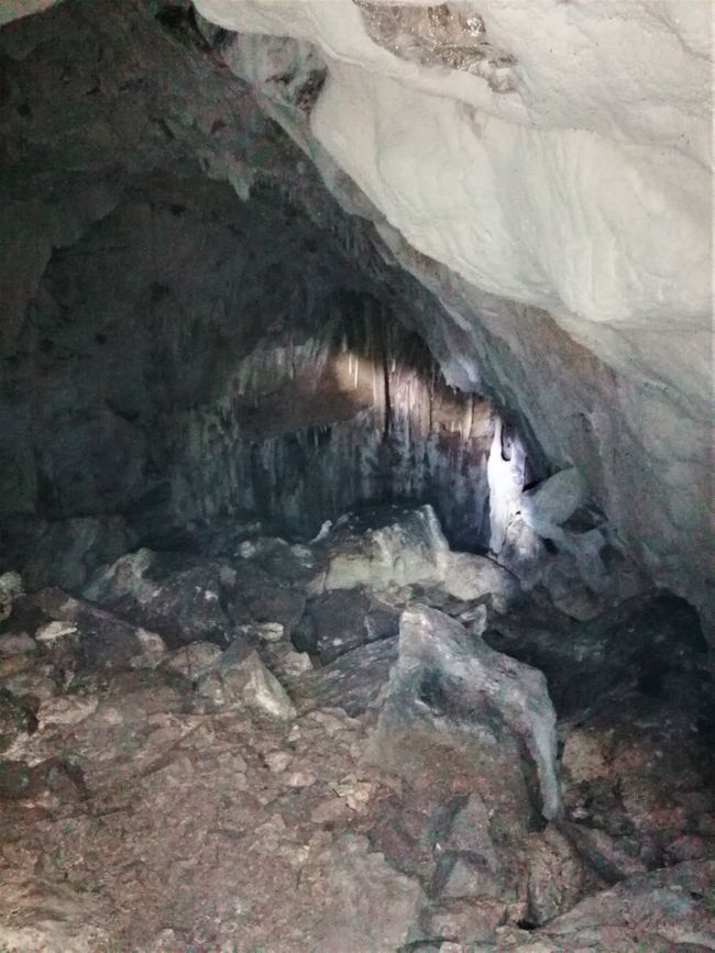 Wanderhund und Hermes Höhle