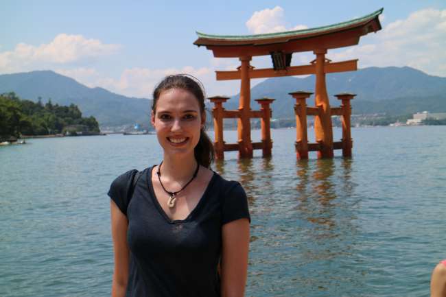 Torii gate of the Itsukushima Shrine