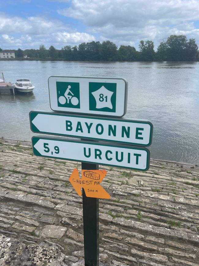 To the Bay of Biscay, from Bidache to Bayonne, day 20