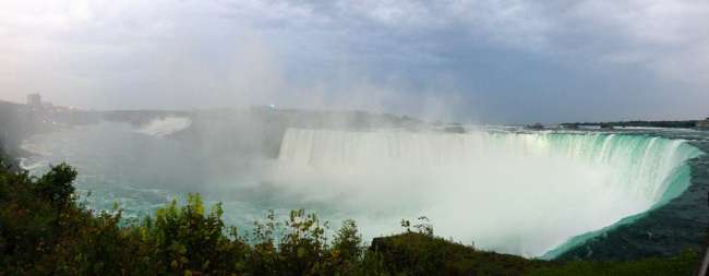 Niagara Falls from below (USA)