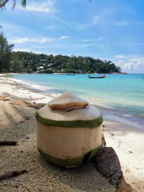 Salad Beach and a refreshing coconut is a must.