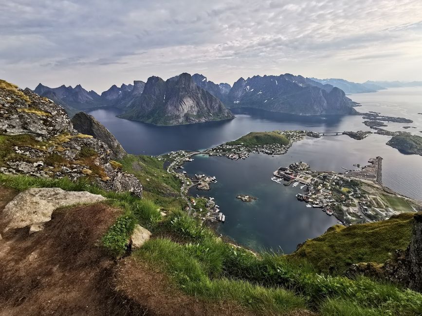 Looking down to Reine