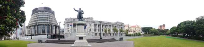 Panorama of the government buildings
