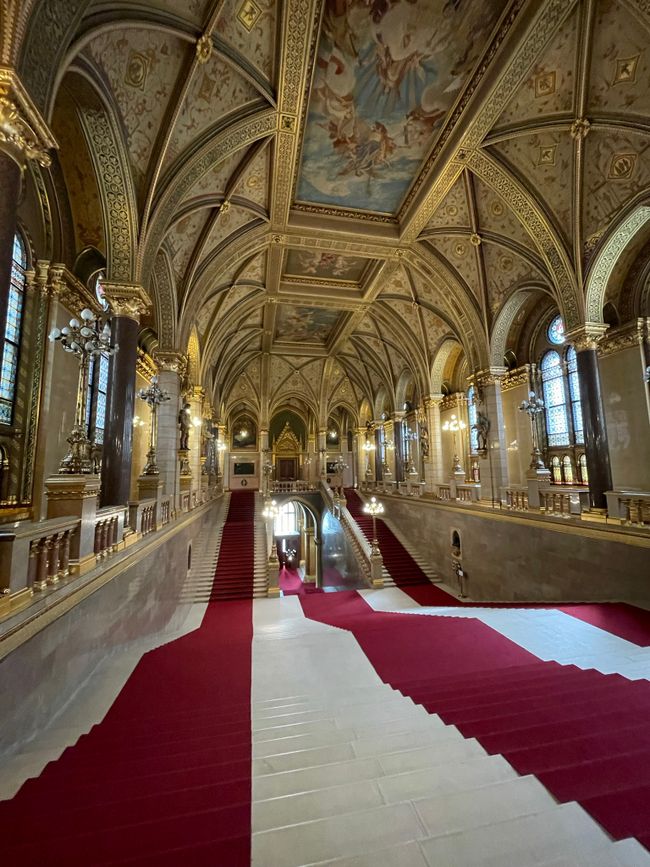 Das Innere des Parlaments