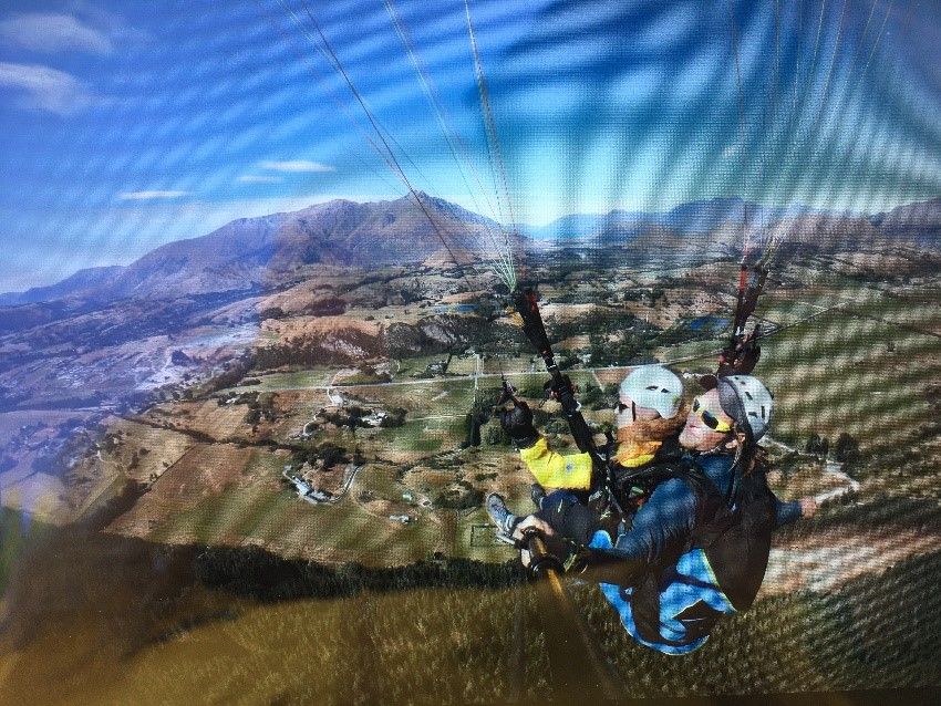 Paragliding vom Coronet Peak