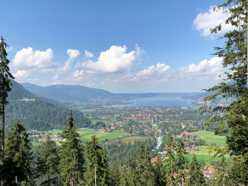 Blick auf Tegernsee