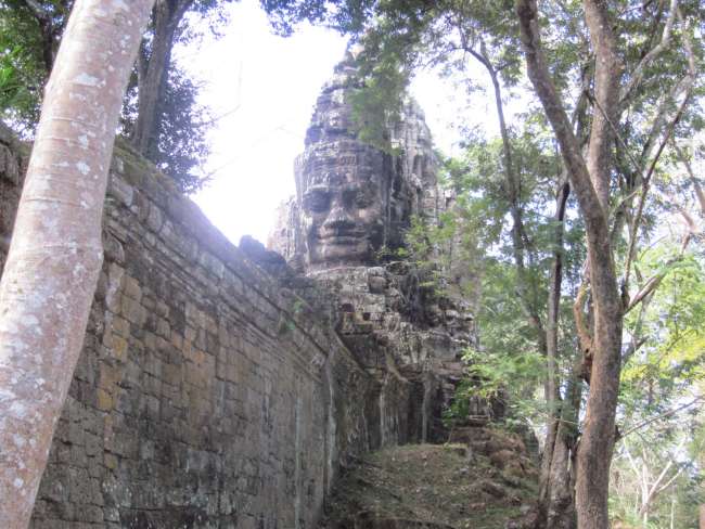 Outer wall of Angkor Thom