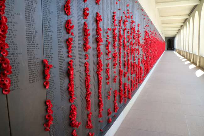 Names of fallen soldiers