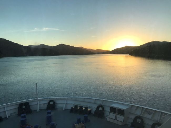Ferry ride to the South Island 