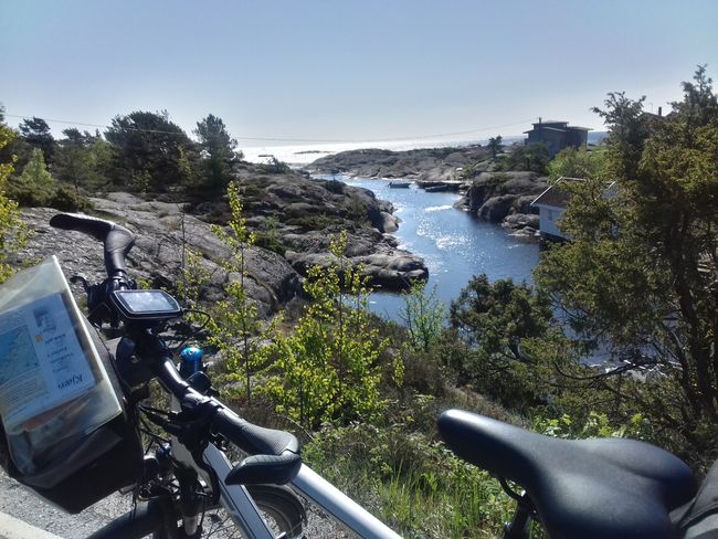 Norway - North Sea bike tour - making progress