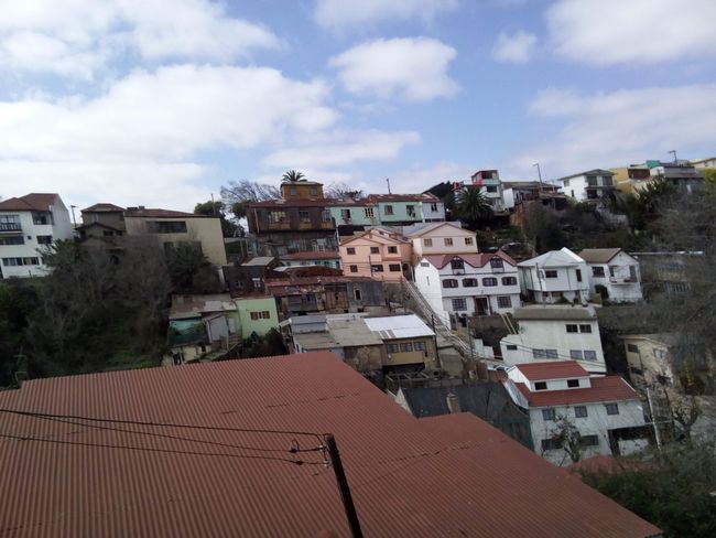 Valparaiso ist auf Hügeln gebaut! 
