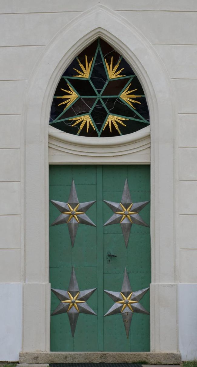 Entrance door to the pilgrimage church