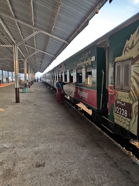 Dawei - Mawlamyine - Yangon by train