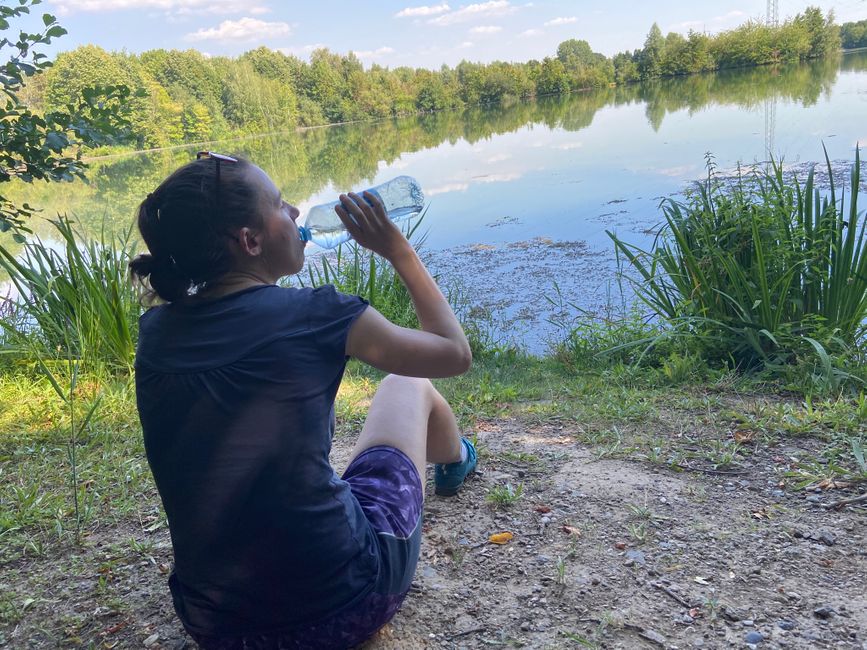 Break at a lake